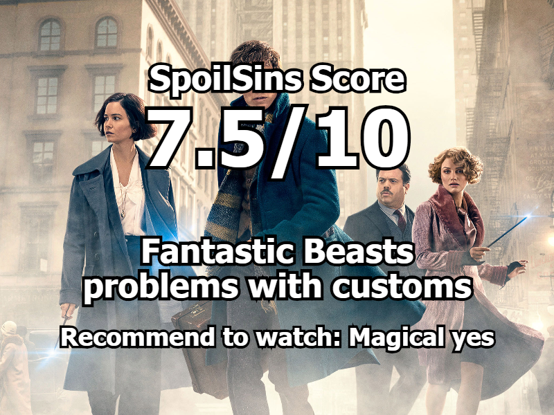 Fantastic Beasts and Where to Find Them (2016) review, scored 7.5 out of 10